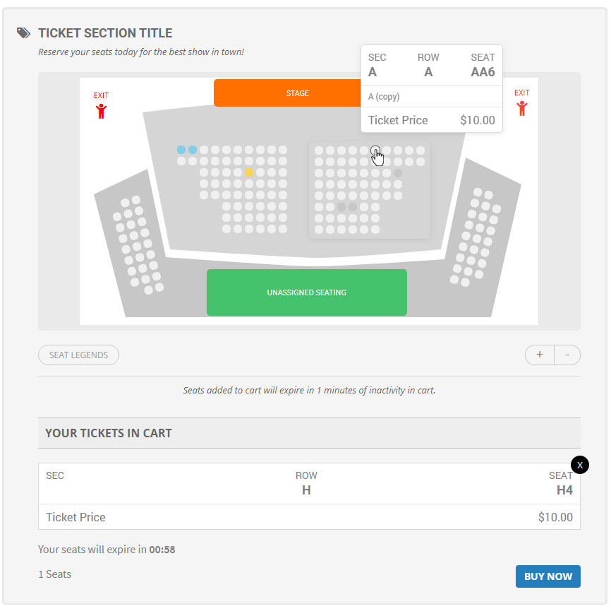 Wordpress Seating Chart Plugin